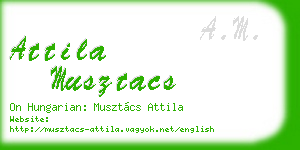 attila musztacs business card