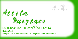 attila musztacs business card